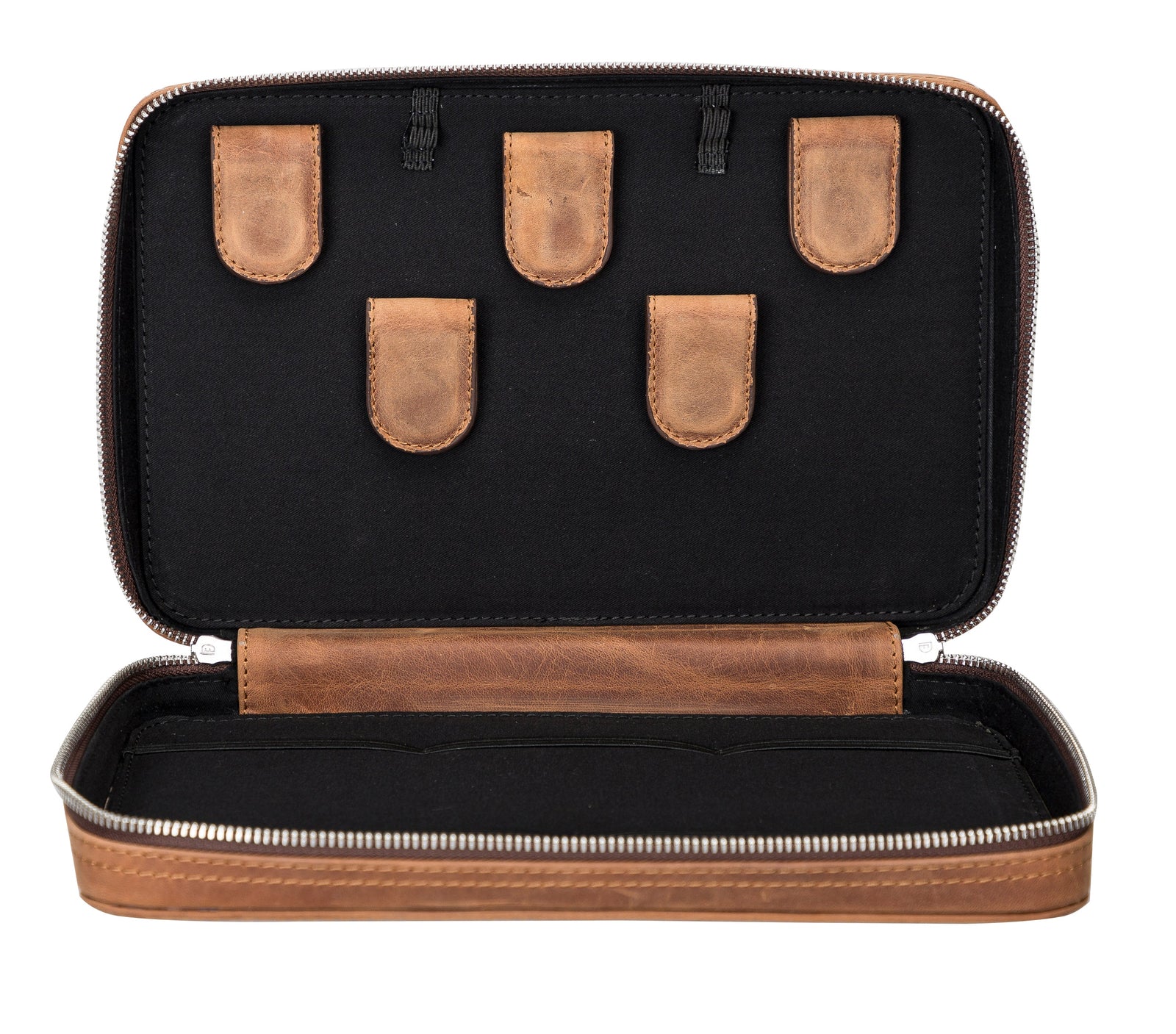 TORONATA Leather Travel Cable Organizer